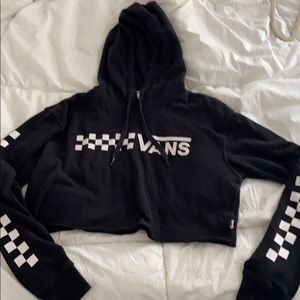 Crop sweatshirt hoodie Vans